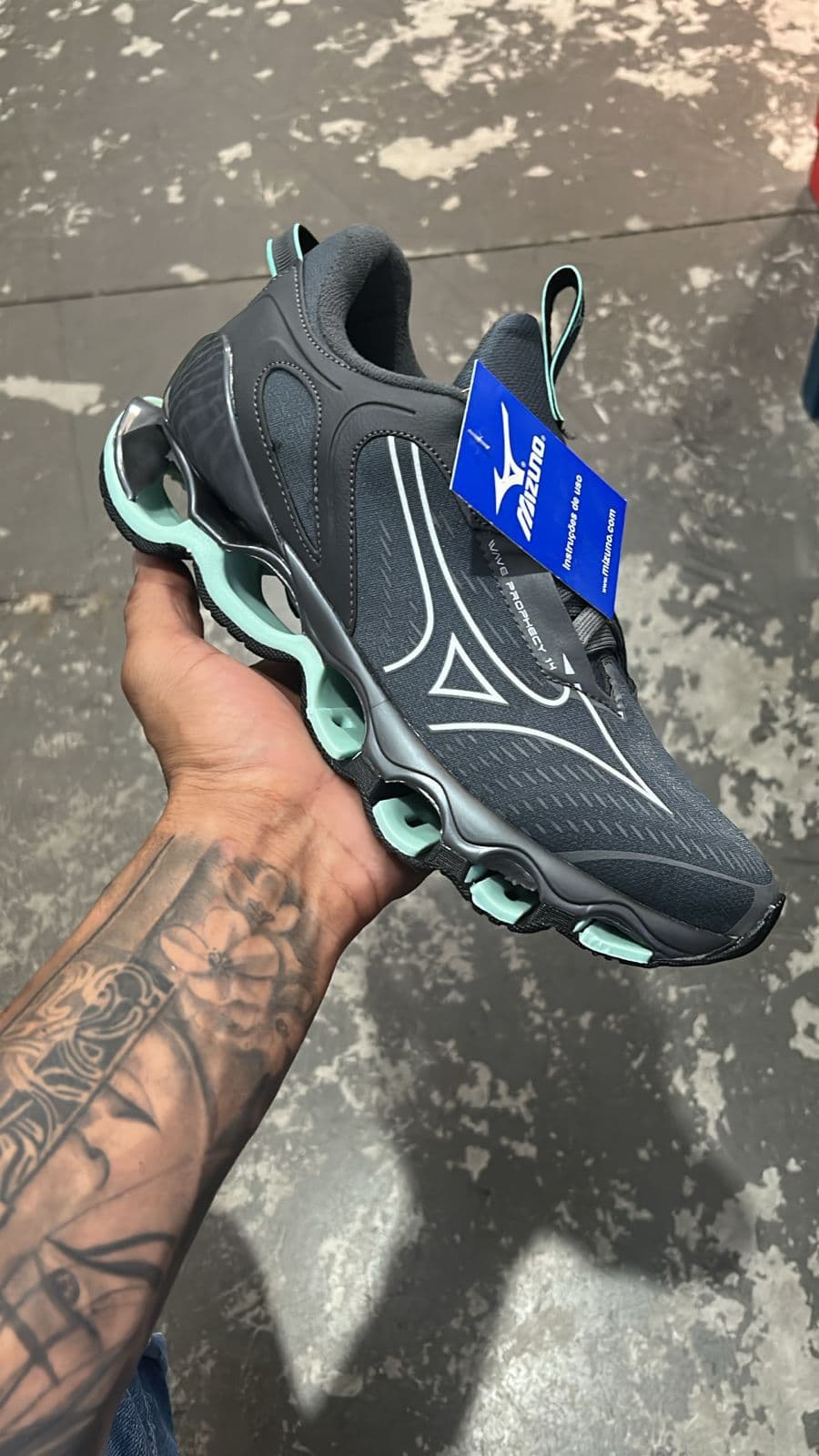 Mizuno Prophecy 14 Cinza/verde